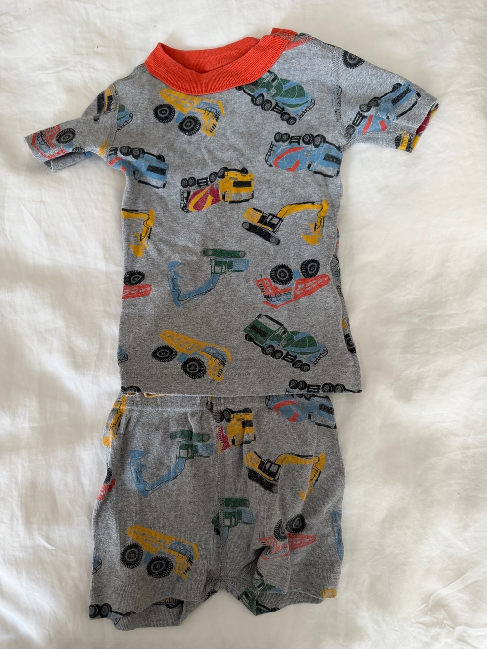 Hanna Andersson Construction Vehicle Pajama Set - 90/3T